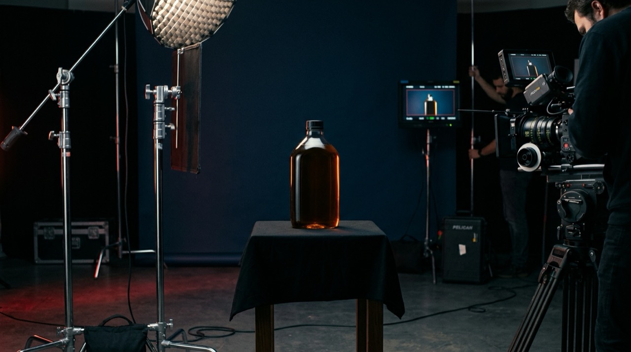 An emerging auto-service product captured in a bright product-film studio